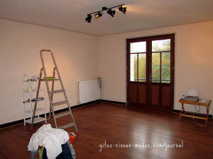 Arbeitszimmer, fertig renoviert